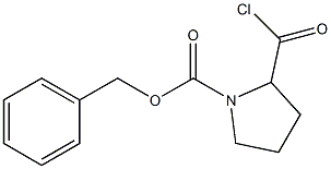 BENZYL2-(CHLOROFORMYL)-1-PYRROLIDINECARBOXYLATE Structure