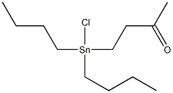 DI-N-BUTYL(3-OXOBUTYL)TINCHLORIDE 化学構造式