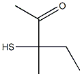 3-MERCAPTO-3-METHYL-2-PENTANONE Structure