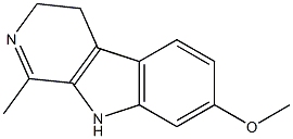 7-METHOXY-1-METHYL-3,4-DIHYDRO-BETA-CARBOLINE Struktur