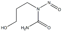 N-NITROSO-3-HYDROXYPROPYLUREA 化学構造式