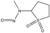 N-NITROSOMETHYLAMINOSULFOLANE Struktur