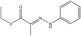 ethyl 2-(2-phenylhydrazono)propanoate Structure