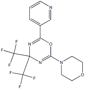 2-morpholino-6-(3-pyridyl)-4,4-di(trifluoromethyl)-4H-1,3,5-oxadiazine