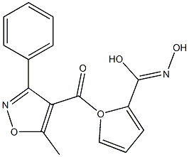 O2-[(5-methyl-3-phenylisoxazol-4-yl)carbonyl]furan-2-carbohydroximic acid|