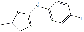 N2-(4-fluorophenyl)-5-methyl-4,5-dihydro-1,3-thiazol-2-amine Structure