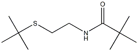 N1-[2-(tert-butylthio)ethyl]-2,2-dimethylpropanamide Struktur