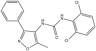 N-(2,6-dichlorophenyl)-N'-(5-methyl-3-phenylisoxazol-4-yl)urea