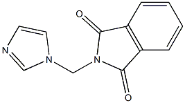 2-(1H-imidazol-1-ylmethyl)-1H-isoindole-1,3(2H)-dione 化学構造式