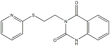 3-[2-(2-pyridylthio)ethyl]-1,2,3,4-tetrahydroquinazoline-2,4-dione