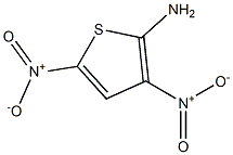3,5-dinitro-2-thienylamine 化学構造式