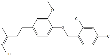 4-{4-[(2,4-dichlorobenzyl)oxy]-3-methoxyphenyl}butan-2-one oxime