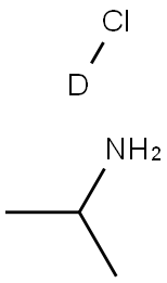 iso-Propylamine-D9Cl Structure