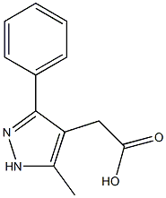 (5-Methyl-3-phenyl-1H-pyrazol-4-yl)acetic acid
