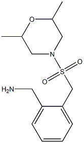 (2-{[(2,6-dimethylmorpholine-4-)sulfonyl]methyl}phenyl)methanamine