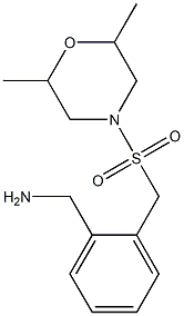  (2-{[(2,6-dimethylmorpholine-4-)sulfonyl]methyl}phenyl)methanamine