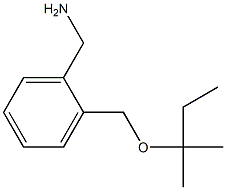 (2-{[(2-methylbutan-2-yl)oxy]methyl}phenyl)methanamine Structure