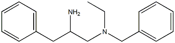 (2-amino-3-phenylpropyl)(benzyl)ethylamine Structure