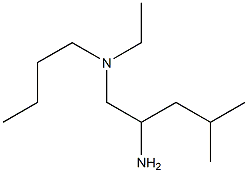 (2-amino-4-methylpentyl)(butyl)ethylamine Structure