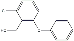 (2-chloro-6-phenoxyphenyl)methanol 结构式