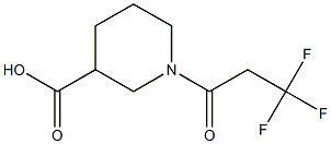 1-(3,3,3-trifluoropropanoyl)piperidine-3-carboxylic acid Structure
