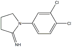 1-(3,4-dichlorophenyl)pyrrolidin-2-imine Structure