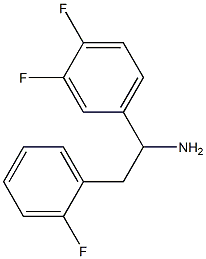 1-(3,4-difluorophenyl)-2-(2-fluorophenyl)ethan-1-amine