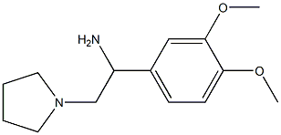 1-(3,4-dimethoxyphenyl)-2-pyrrolidin-1-ylethanamine