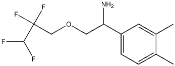 1-(3,4-dimethylphenyl)-2-(2,2,3,3-tetrafluoropropoxy)ethan-1-amine Structure