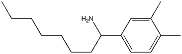 1-(3,4-dimethylphenyl)octan-1-amine,,结构式