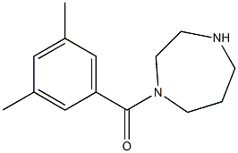 1-(3,5-dimethylbenzoyl)-1,4-diazepane 化学構造式