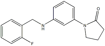 1-(3-{[(2-fluorophenyl)methyl]amino}phenyl)pyrrolidin-2-one