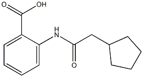  2-[(cyclopentylacetyl)amino]benzoic acid