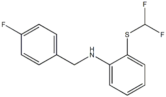 2-[(difluoromethyl)sulfanyl]-N-[(4-fluorophenyl)methyl]aniline