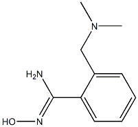 2-[(dimethylamino)methyl]-N'-hydroxybenzenecarboximidamide Struktur