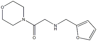 2-[(furan-2-ylmethyl)amino]-1-(morpholin-4-yl)ethan-1-one Structure