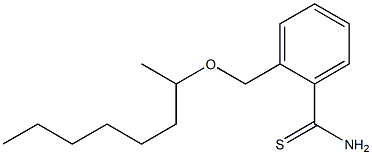 2-[(octan-2-yloxy)methyl]benzene-1-carbothioamide Structure