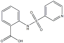 2-[(pyridin-3-ylsulfonyl)amino]benzoic acid 结构式