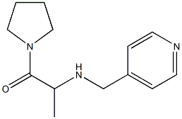 2-[(pyridin-4-ylmethyl)amino]-1-(pyrrolidin-1-yl)propan-1-one
