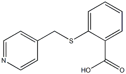 2-[(pyridin-4-ylmethyl)thio]benzoic acid Structure