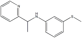 3-(methylsulfanyl)-N-[1-(pyridin-2-yl)ethyl]aniline