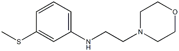 3-(methylsulfanyl)-N-[2-(morpholin-4-yl)ethyl]aniline