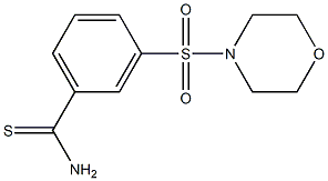 3-(morpholin-4-ylsulfonyl)benzenecarbothioamide