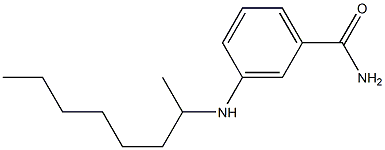 3-(octan-2-ylamino)benzamide Structure