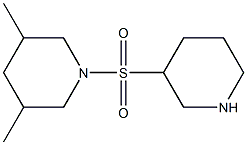 3,5-dimethyl-1-(piperidin-3-ylsulfonyl)piperidine|