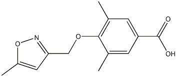  3,5-dimethyl-4-[(5-methyl-1,2-oxazol-3-yl)methoxy]benzoic acid