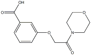  3-[2-(morpholin-4-yl)-2-oxoethoxy]benzoic acid