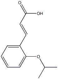 3-[2-(propan-2-yloxy)phenyl]prop-2-enoic acid Structure