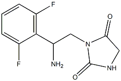 3-[2-amino-2-(2,6-difluorophenyl)ethyl]imidazolidine-2,4-dione|