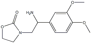 3-[2-amino-2-(3,4-dimethoxyphenyl)ethyl]-1,3-oxazolidin-2-one